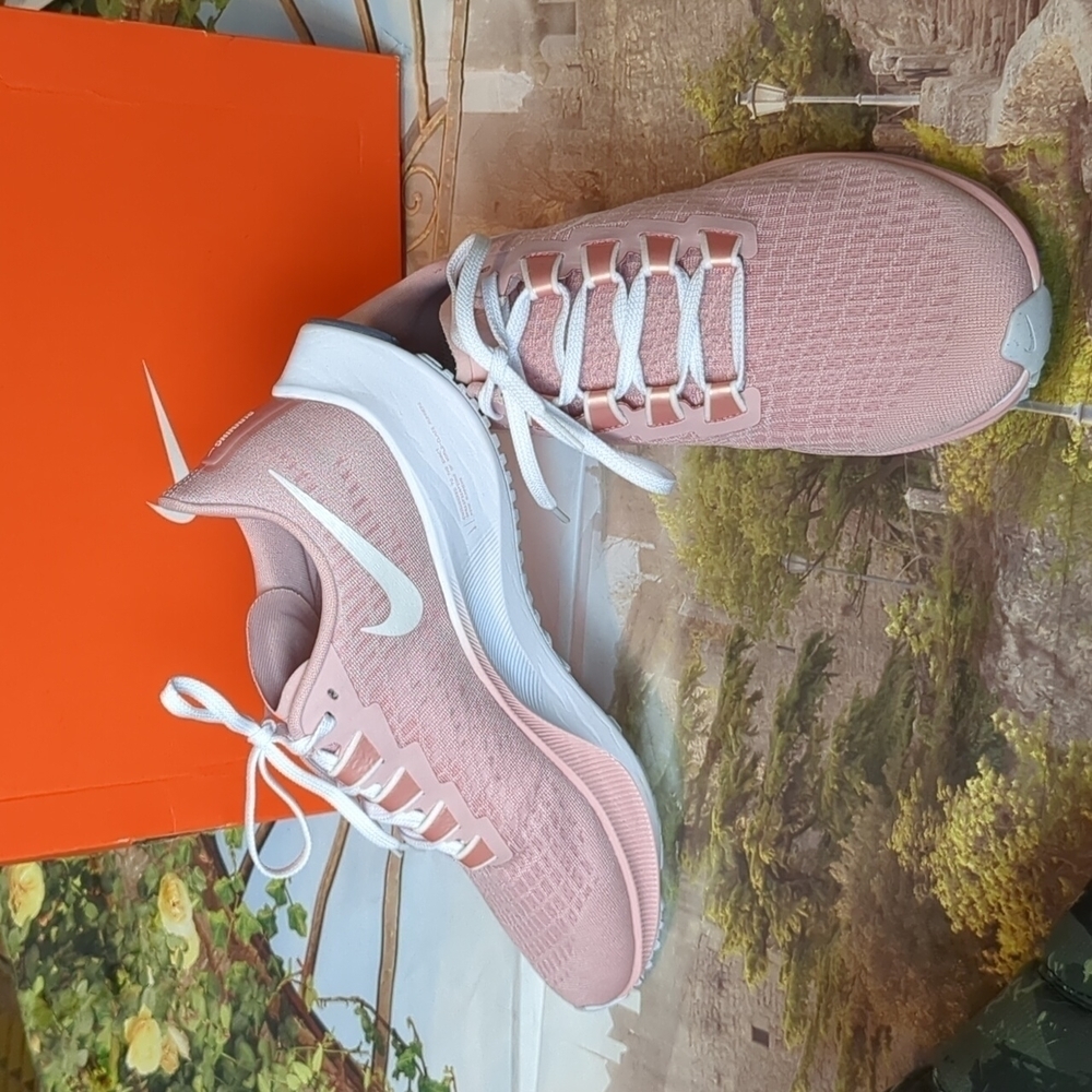 Nike air zoom pegasus 37 pink shoes size 11 - Picture 2 of 7